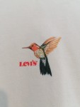 Vorschaubild 3 von Damen Pullover Sweatshirt Kolibri-Aufdruck Gr. 32/XXS Weiß Casual