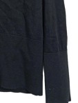 Vorschaubild 3 von Damen Strickjacke Gr. 38/M Schwarz Minimalistisch Wolle