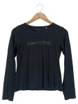 Vorschaubild 1 von Langarmshirt Kinder 164 Schwarz Basic Logo-Print