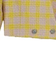 Vorschaubild 3 von MNG Damen Blazer kariert Modern Pink Gelb Gr. 36/S