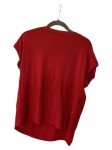 Vorschaubild 2 von Damen T-Shirt Rot Gr. 40 Casual Baumwolle