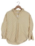 Vorschaubild 1 von Hemdbluse Damen Gr. 34/XS Mehrfarbig Baumwolle Gestreift Casual Langarm
