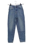 Vorschaubild 1 von Damen Jeans Hose Straight Leg W25/34 Blau High Waist Casual
