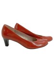 Vorschaubild 1 von Damen Pumps Gr. 39.5 Rot Elegant Lack Optik Business Festlich