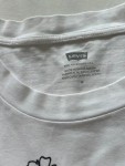 Vorschaubild 5 von Damen T-Shirt Blumenprint Gr. 38/M Casual Baumwolle Weiß