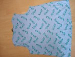 Vorschaubild 2 von Damen Top Shirt Brillenmuster Blau Gr. 46-48