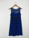 Vorschaubild 2 von 1.2.3 Paris Damen Cocktailkleid Gr. 34 Blau Spitze Elegant Festlich
