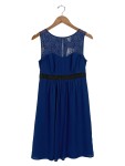 Vorschaubild 1 von 1.2.3 Paris Damen Cocktailkleid Gr. 34 Blau Spitze Elegant Festlich