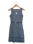 Vorschaubild 1 von Damen Freizeitkleid Gr. 0 Blau Baumwolle Casual