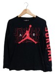Vorschaubild 1 von Jordan Kinder Langarmshirt Michael Jordan Flügel Logo Print Schwarz 164