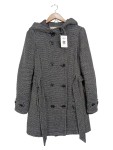 Vorschaubild 1 von CORDON Damen Übergangsmantel Gr. 36/S Grau Wolle Kapuze Trenchcoat