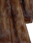 Vorschaubild 3 von SAGA MINK Nerzmantel Damen Gr. 38 Braun Echtpelz Luxus Fellmantel