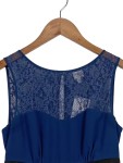 Vorschaubild 3 von 1.2.3 Paris Damen Cocktailkleid Gr. 34 Blau Spitze Elegant Festlich
