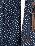 Vorschaubild 3 von Damen Steppjacke Gr. 34/XS Blau Sternenmuster Freizeit