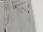 Vorschaubild 2 von Jeans Straight Leg Damen Gr. W28/36/S Grün Baumwolle Uni Casual Freizeit