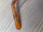 Vorschaubild 4 von Damen Sonnenbrille Retro Rechteckig Tierdruck Kunststoff 15cm