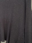 Vorschaubild 2 von Damen Strickjacke Grau Gr. 46/3XL Feminin mit Rüschen