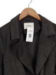 Vorschaubild 4 von Damen Übergangsmantel Gr. 38/M Schwarz Casual Wickelmantel
