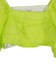 Vorschaubild 3 von Damen T-Shirt Gr. 1 Grün Cropped Puffärmel Modisch