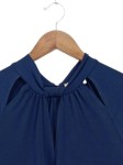 Vorschaubild 3 von Damen Blusenkleid Gr. 40/L Blau Modern