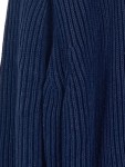 Vorschaubild 7 von Strickjacke Herren Blau Gr. 52/XL Baumwolle Rippstrick Casual Langarm Knopf