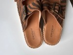 Vorschaubild 3 von Damen Sandalen Zebra Muster Braun Gr. 40 Animal-Print Espadrille