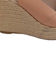 Vorschaubild 4 von Damen Sandaletten Keilabsatz Gr. 39 Rosa Feminin Espadrilles Plateau