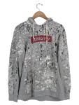 Vorschaubild 1 von Herren Kapuzenpullover Hoodie Gr. M Grau Sportlich Abstrakt Muster