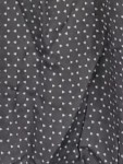 Vorschaubild 5 von Damen Hemdbluse Gr. 40 Grau gepunktet Casual Langarm Bluse