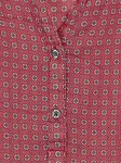 Vorschaubild 8 von Damen Hemdbluse Gr. 42 Rot Gemustert Casual