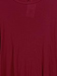 Vorschaubild 5 von Damen Langarmshirt Rot Gr. 38/M Lyocell Asymmetrisch
