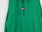 Vorschaubild 6 von Kapuzenpullover Herren Gr. 48/M Grün Baumwolle Uni Casual Langarm