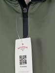 Vorschaubild 2 von Kinder Sweatshirt Gr. 140 Sportlich Grün Schwarz Halb-Reißverschluss