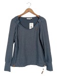 Vorschaubild 1 von Damen Langarmshirt Gr. 40/L Blau Casual Viskose
