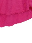 Vorschaubild 2 von Sportshorts Damen Pink Gr. 40/L Viskose Uni Sportlich Rüschen Logo L20