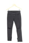 Vorschaubild 1 von Destroyed Jeans Damen W26/34 Grau Skinny Ripped Knee