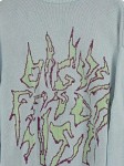 Vorschaubild 2 von Pullover Herren Blau Gr. 46/S Baumwolle Grafisch Streetwear Langarm