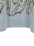 Vorschaubild 3 von Pullover Herren Blau Gr. 46/S Baumwolle Grafisch Streetwear Langarm