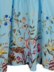Vorschaubild 3 von Damen Blusenkleid Tunikakleid Gr. 42 XL Blau Blumenmuster Feminin