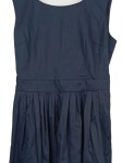 Vorschaubild 2 von Damen Sommerkleid Gr. 40 Blau Elegant Baumwolle Midikleid