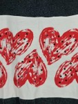 Vorschaubild 2 von Damen T-Shirt Herzmuster Gr. 40/L Mehrfarbig Farbenfroh