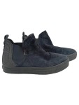 Vorschaubild 1 von Damen Chelsea Boots Stiefeletten Wildleder Schwarz Gr. 39