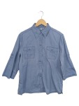 Vorschaubild 1 von Damen Freizeithemd Größe 44 Blau 3/4-Arm Casual Bluse