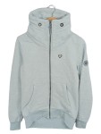 Vorschaubild 1 von Alife and Kickin Sweatjacke Damen Blau Gr. 38/M Melange Kapuze Freizeit