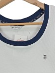 Vorschaubild 3 von Unterhemd Herren Weiß Gr. M Rippstrick Basic Ärmellos Freizeit Logo