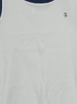 Vorschaubild 5 von Unterhemd Herren Weiß Gr. M Rippstrick Basic Ärmellos Freizeit Logo