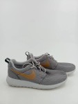 Vorschaubild 2 von Sneaker low Damen Gr. 38,5 Grau Mesh Schnürung Sportlich Freizeit Logo