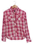 Vorschaubild 1 von Damen Hemdbluse Karohemd Pink Gr. 36/S Casual Langarm