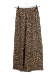 Vorschaubild 1 von Damen Stoffhose Animal Print Leopardenmuster Raffungen Braun XS