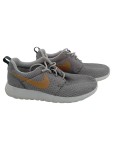 Vorschaubild 1 von Sneaker low Damen Gr. 38,5 Grau Mesh Schnürung Sportlich Freizeit Logo